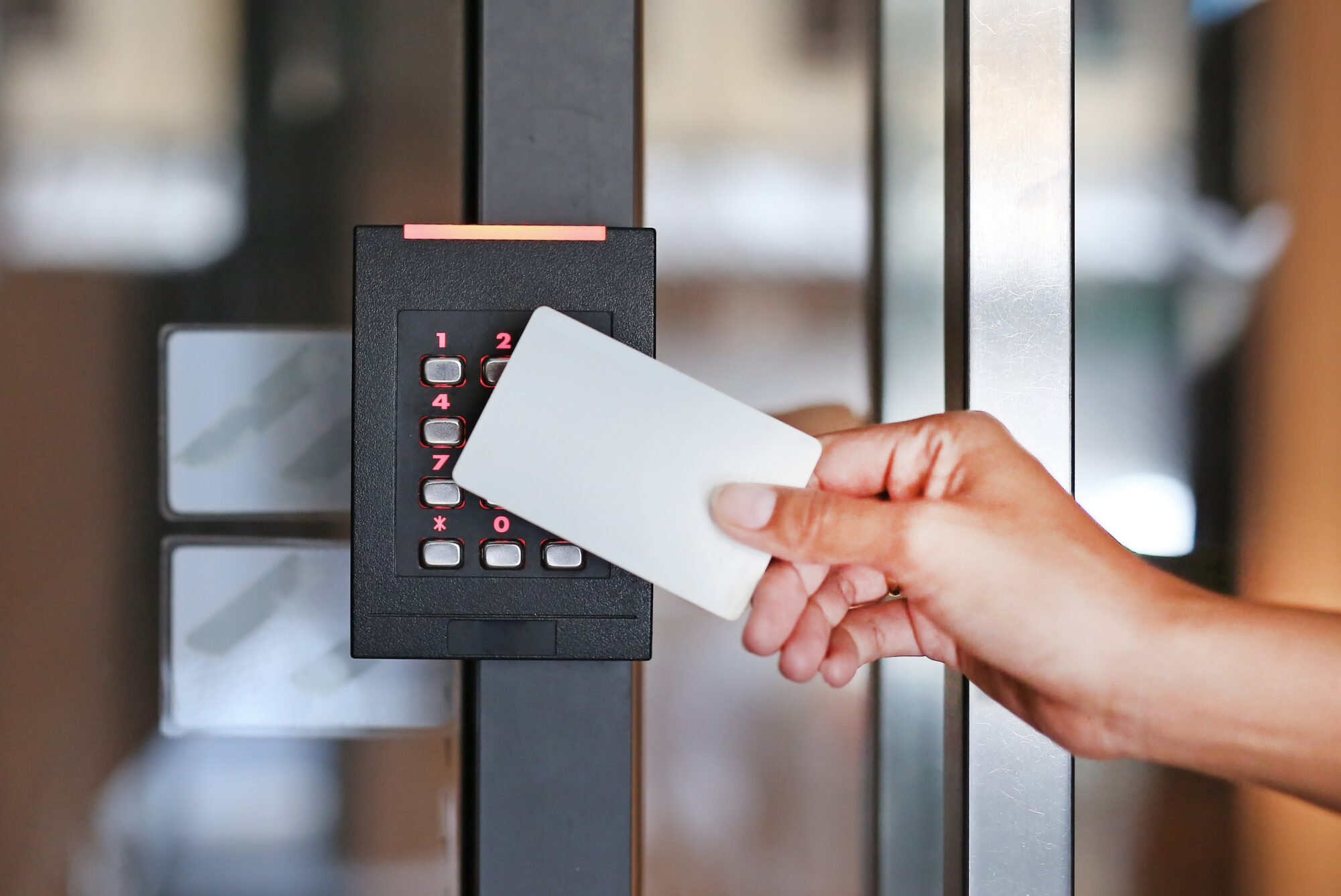 Door Access Control System with Keycard Reader
